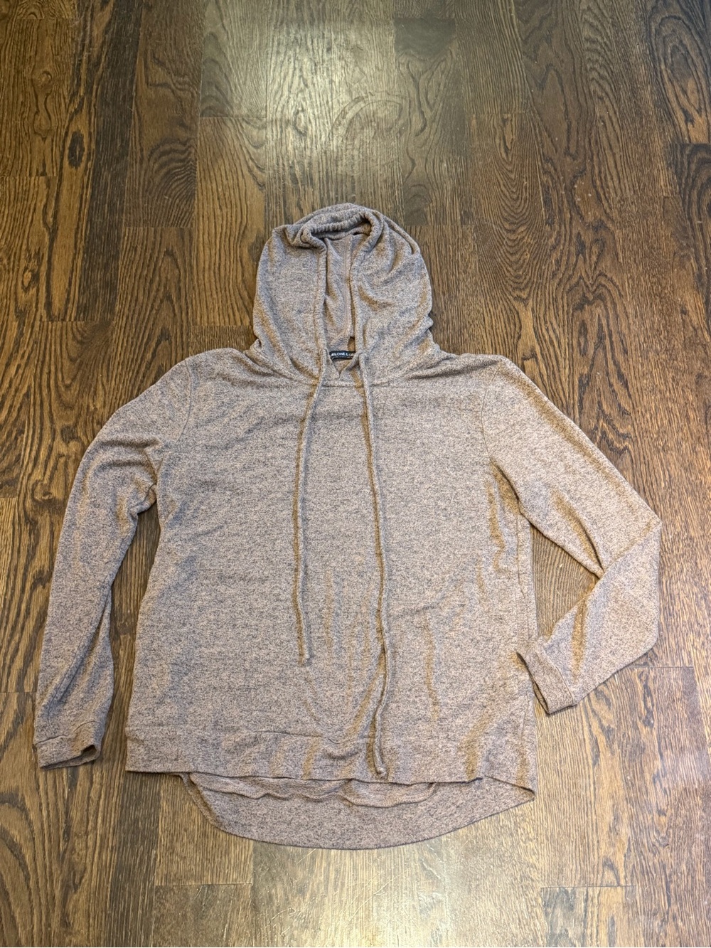 Women’s Heather Brown Soft Knit Hoodie